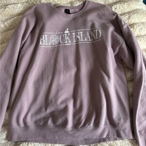 Gildan Mauve Crewneck Women's Top